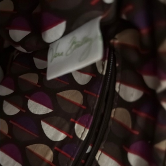 Vera Bradley Brown Quilted Shoulder Bag - Picture 2 of 5